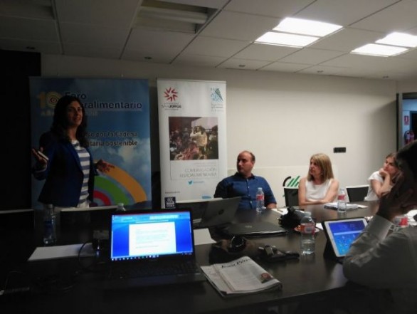 Mariola Filgueira, responsable de Comunicacin de Verdifresh, en un momento de su intervencin.
