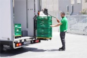 Repartidor con vehculo 3 temperaturas y descarga mecanizada en Valencia